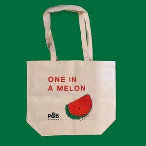 NWT P&B KITCHEN one in a melon Tote bag